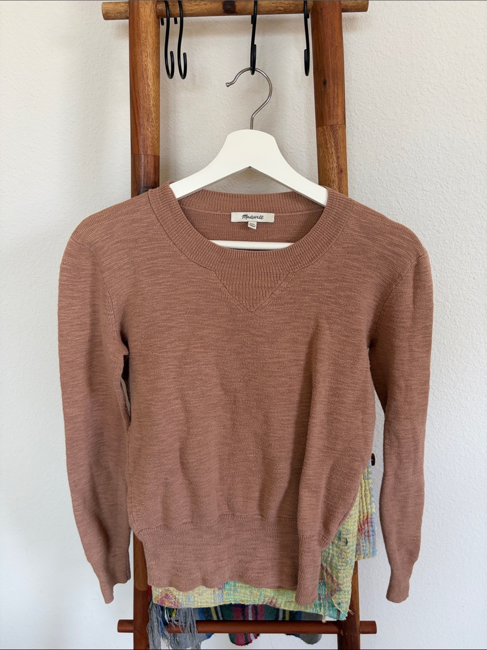 Madewell Women's Crewneck Sweater - Mauve